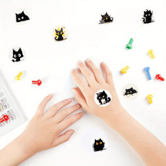 500pcs Little Cat Roll Stickers Vinyl Fun Decorative Decals