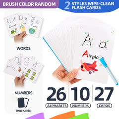 Educational Cognitive Flashcards with Tracing Pen - Perfect Learning Toy