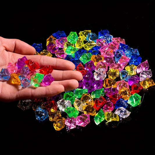 24pcs Colorful Acrylic Diamond Toys for Christmas Party Decorations