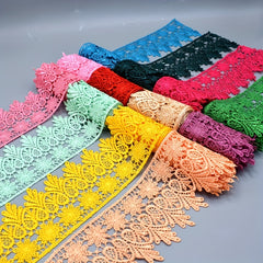 Wide Crochet Lace Ribbon for DIY Embroidery & Decoration
