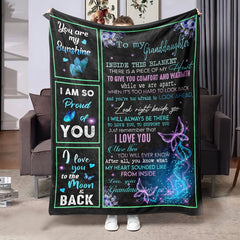 Digital Printed Flannel Warm Blanket Soft Comfortable Throw Blanket