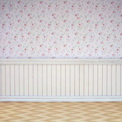 2pcs Mini Dollhouse Wall Stickers 1:12 Scale Toy House Decals