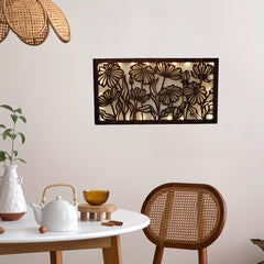 LED Flower Shape Wooden Lamp Home Decoration