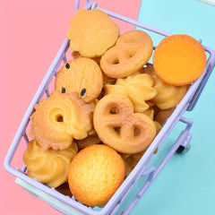 6pcs Biscuit Toy DIY Hair Clip Accessories Crafts Making Supplies