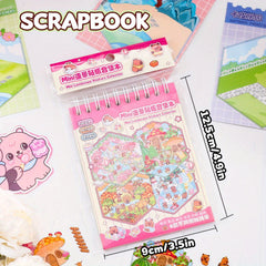 3D Scenery Sticker Book PVC Stickers Scene Cards DIY Landscape Collage