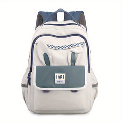 Kids Rabbit Ears Backpack Lightweight Casual Travel School Bag