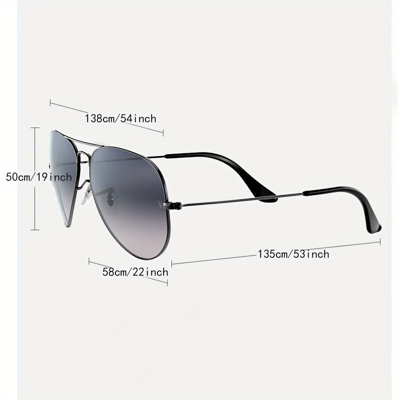 Polarized Aviator Sunglasses Metal Men's Women's Driving Glasses
