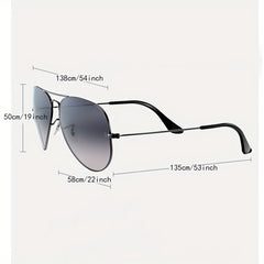 Polarized Aviator Sunglasses Metal Men's Women's Driving Glasses