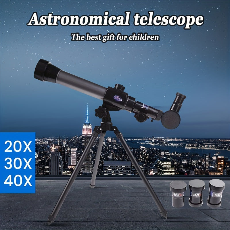 Retractable Telescope with Rotatable Bracket & Compass