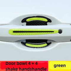 8pcs Carbon Fiber Car Door Handle Protector Anti-scratch Sticker