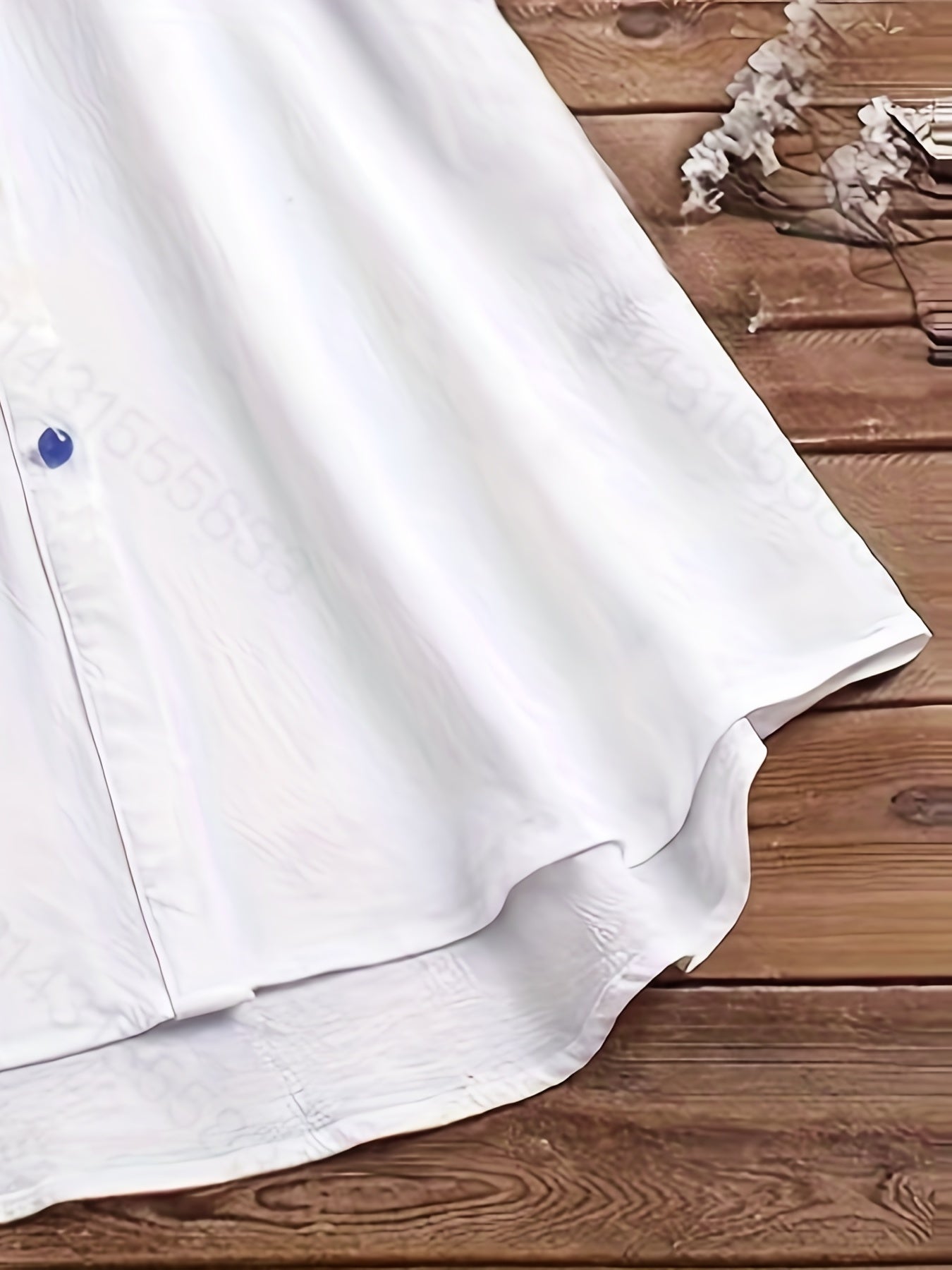  Cat Print Short Sleeve Button Shirt