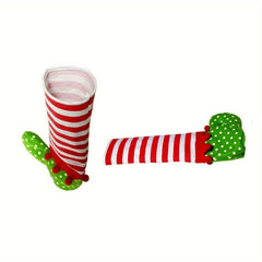 Christmas Elf Plush Elf Boot Candy Bag Children's Gift Christmas Tree Decoration