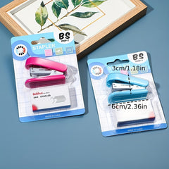Cartoon Style Mini Stapler Set for Office