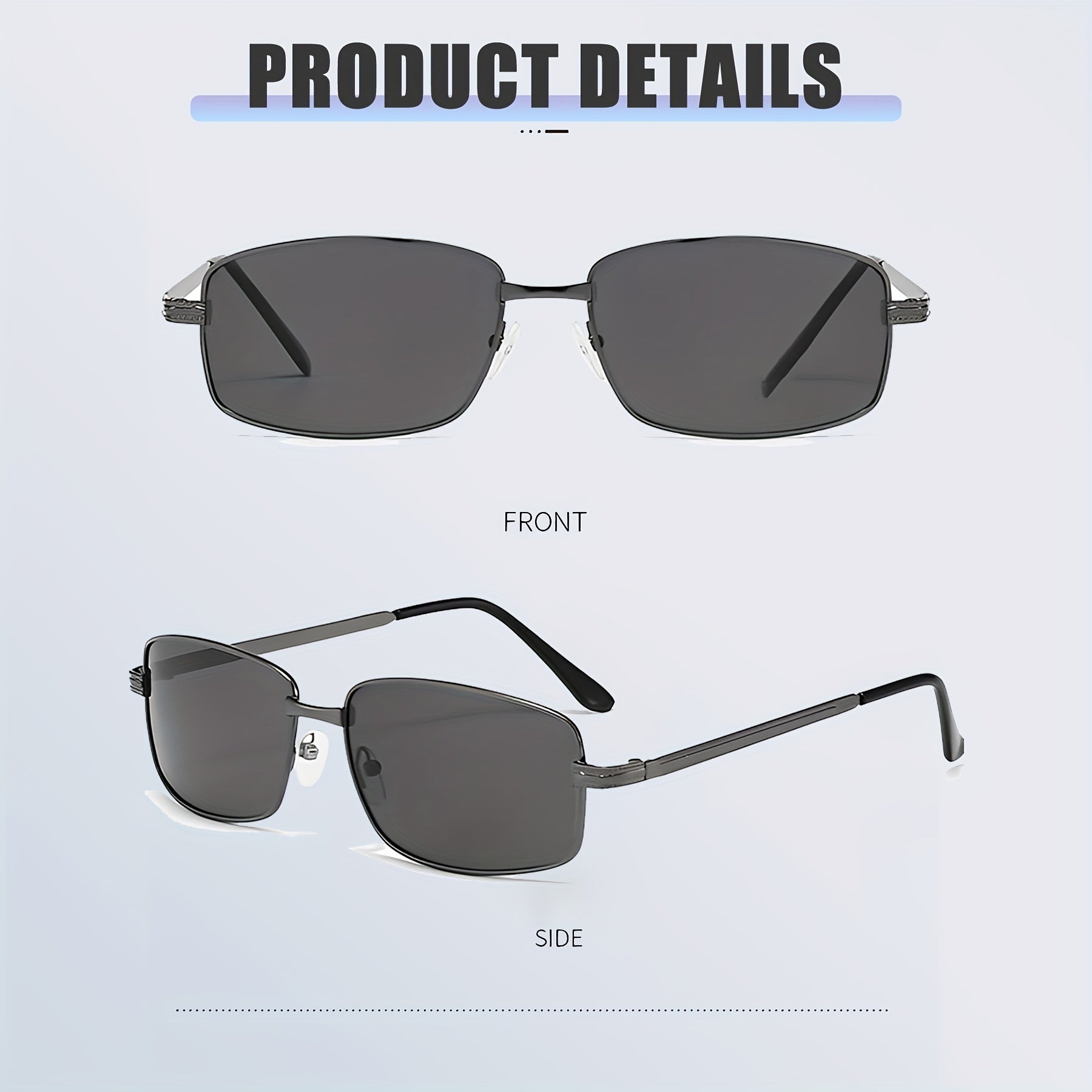 Men's Gradient Polarized Sunglasses UV Protection