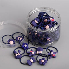 40pc Girls Elastic Hair Tie Hair Rope Hair Ring Hair Accessories