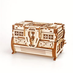 Wooden Puzzle Jewelry Box 3D Pop Up Toy Holiday Gift