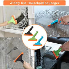 3pcs Flexible Silicone Squeegee Blade Window Squeegee