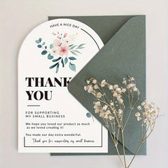 30pcs Small Business Thank You Cards for Retail Shop Inserts