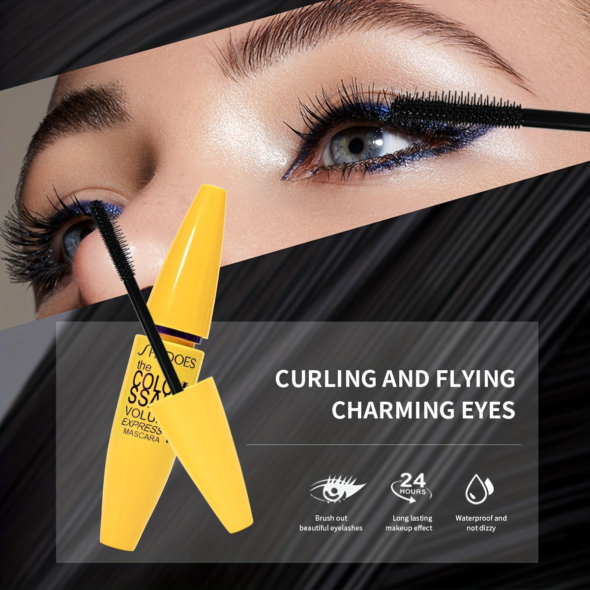 4D Mascara Thickening Lengthening Lashes Waterproof Smudge Proof