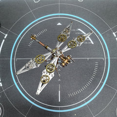 3D Metal Dragonfly Steampunk Puzzle DIY Insect Model