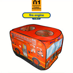Car Themed Children's Tent Playhouse Toy for Kids' Parties
