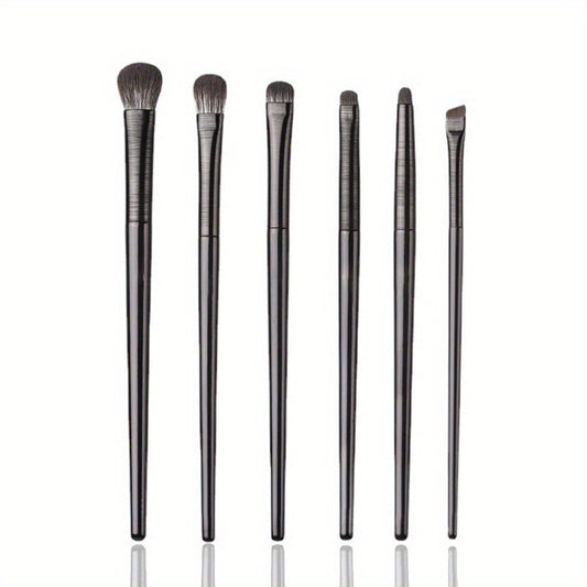 6pcs Soft Synthetic Eye Makeup Brushes Set for Eyeshadow Blending