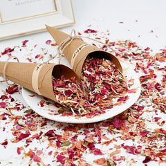 Biodegradable Party Confetti Real Rose Petals for Wedding 70g