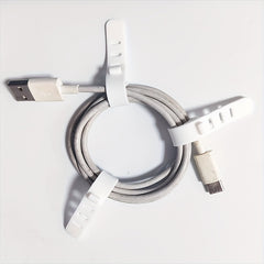 10pcs Desk Wire Organizer Cable Ties Zip Ties Adhesive Cord Clips