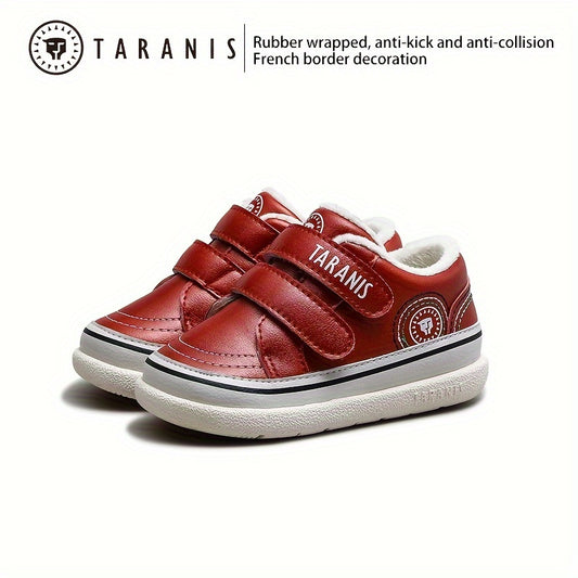 Baby Boys Non Slip Sneakers for Indoor Outdoor Walking, Winter Comfort