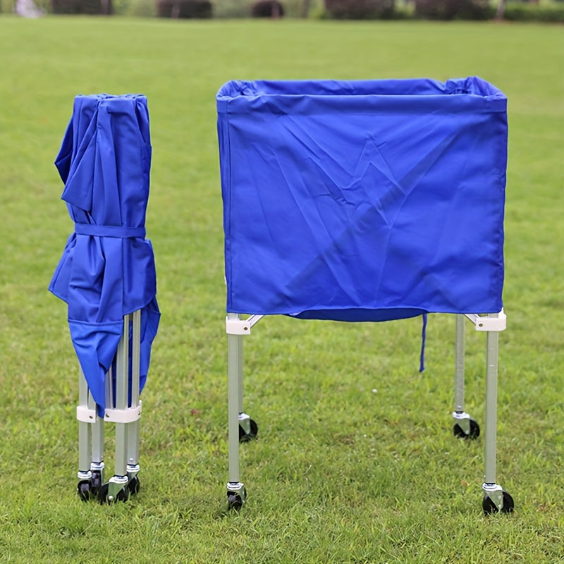Foldable Basketball Cart Football Volleyball Cart Portable Storage Car