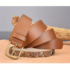 PU Needle Alloy Belt Casual Cowboy Belt Jeans Belt For Men