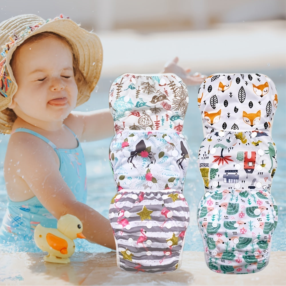 Adjustable Reusable Swim Diaper for Toddlers 9-36 Months