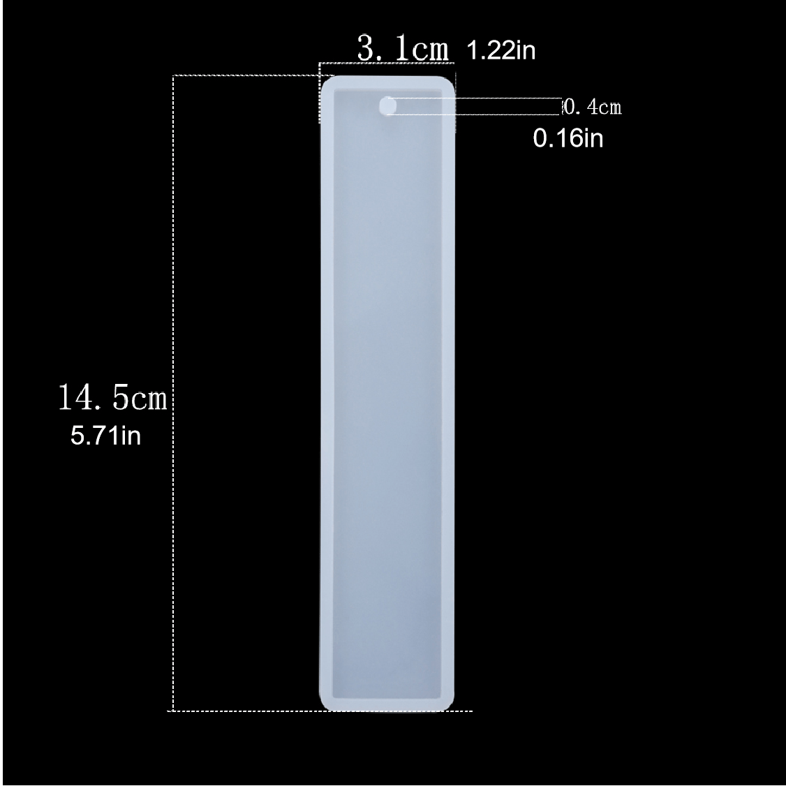 Silicone Fish Tail Bookmark Mold for Epoxy Resin Craft