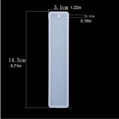 Silicone Fish Tail Bookmark Mold for Epoxy Resin Craft