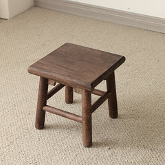Antique Wooden Stool Sandalwood Walnut Board Stool Adult Small