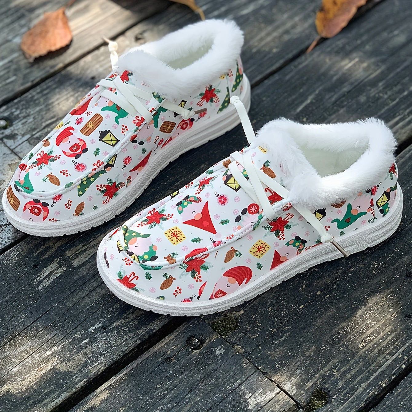 Women's Christmas Tree Snow Boots - Warm & Comfortable