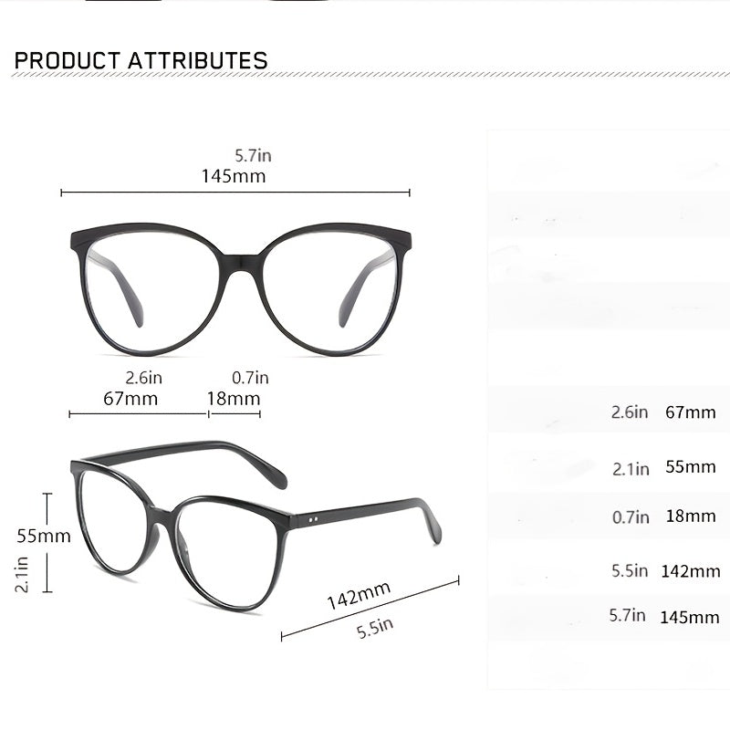 Cat Eye Light Blocking Glasses for Computer Gaming Men Women