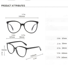 Cat Eye Light Blocking Glasses for Computer Gaming Men Women
