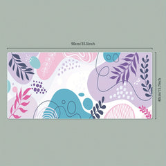 Large Non-Slip Game Mouse Pad for Laptop Desktop Office - Washable Rubber
