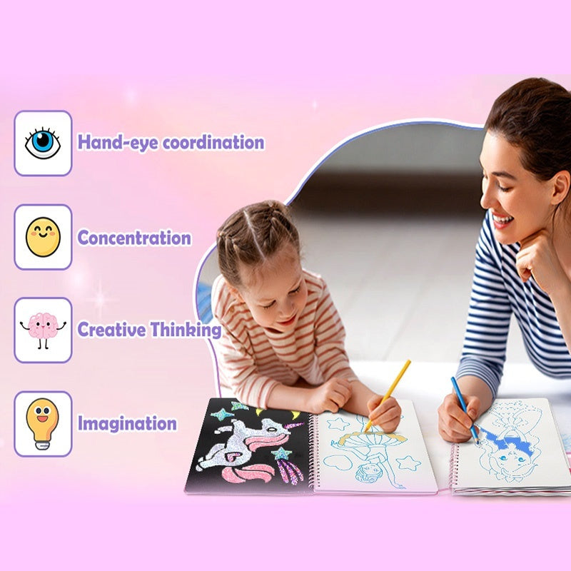 Unicorns And Princesses Mess Art Kit