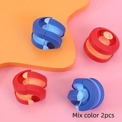 2pcs Ball Track Gyro Fingertip Pinball Toy for ADHD Anxiety Relief