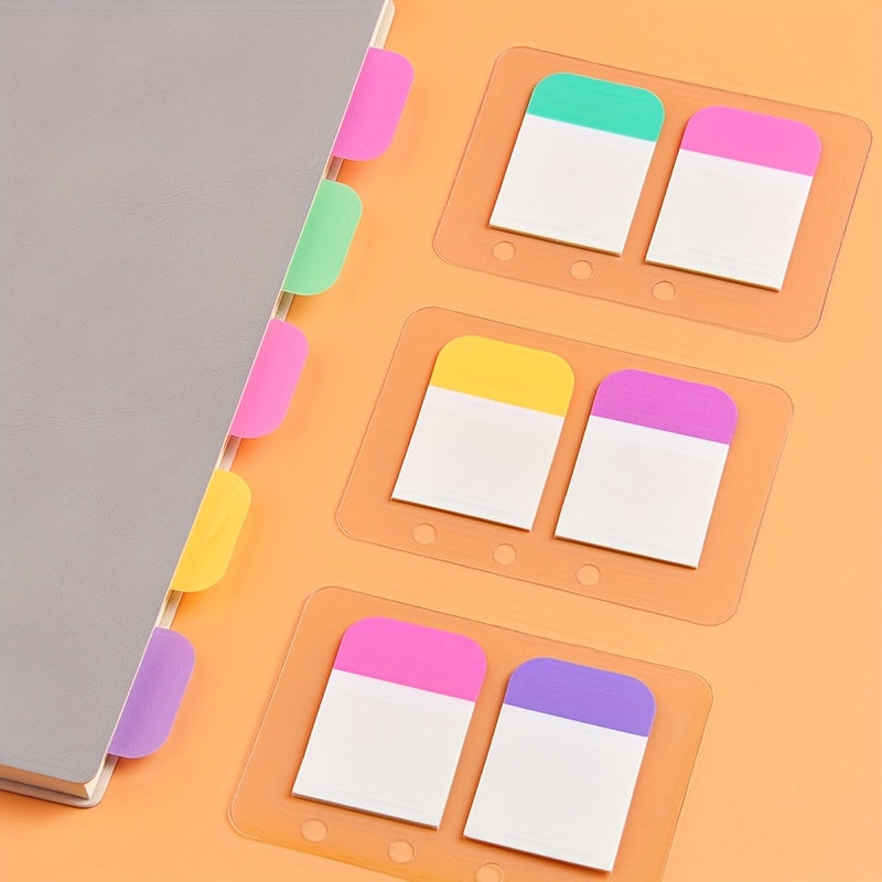 200 Adhesive Index Labels Colorful Page Markers for Books, Notes