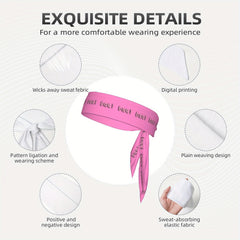 Bright Pink Non Slip Workout Headband Sweat Wicking Stretchy & Breathable