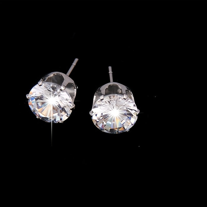 Zircon Bridal Jewelry Set: Necklace, Earrings, Bracelet
