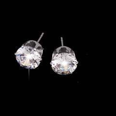 Zircon Bridal Jewelry Set: Necklace, Earrings, Bracelet