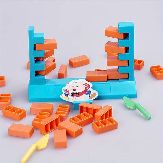 Children's Wall Breaking Pushing and Building Blocks Game