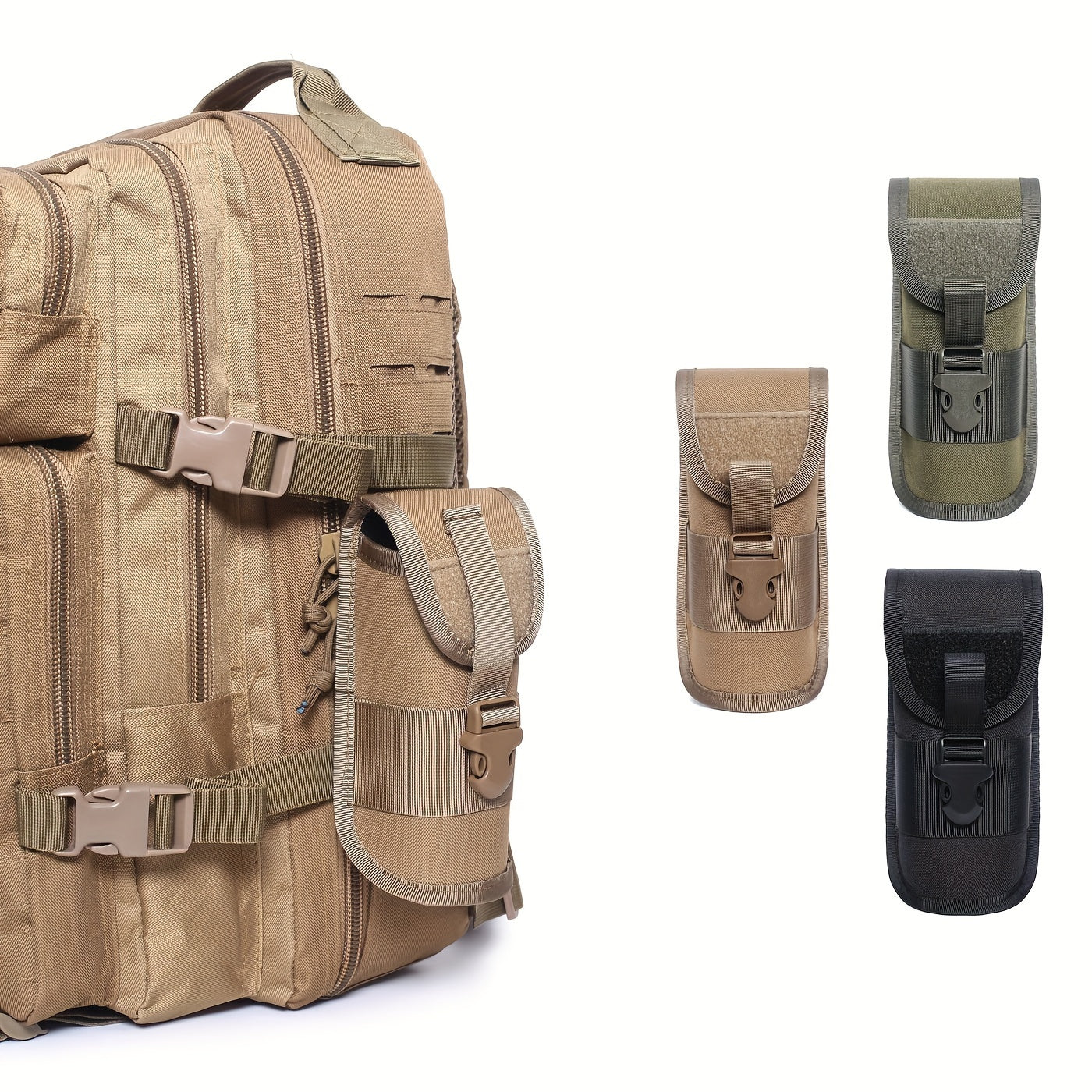 600D Eyeglasses Bag Sunglasses Case Molle Pouch Goggles Storage Box Men