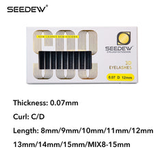 6D W Shape Lashes Double Split Tips 3D Automatic Flowering Eyelash Extensions