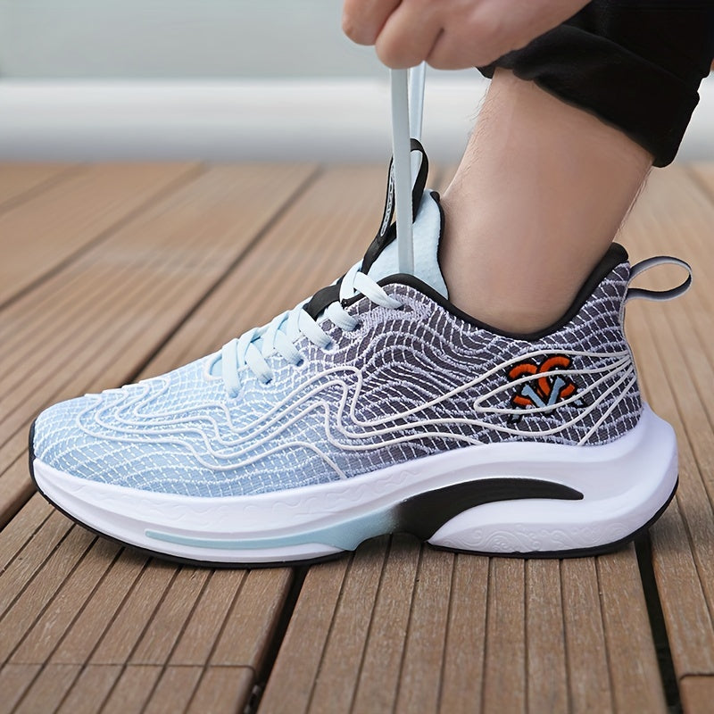 Marathon Shock Absorption Running Shoes Soft Sole Breathable Mesh Sneakers
