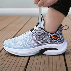Marathon Shock Absorption Running Shoes Soft Sole Breathable Mesh Sneakers